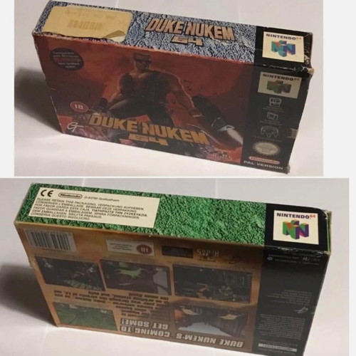 Nintendo 64 Duke Nukem 64 game PAL-UK English version, new