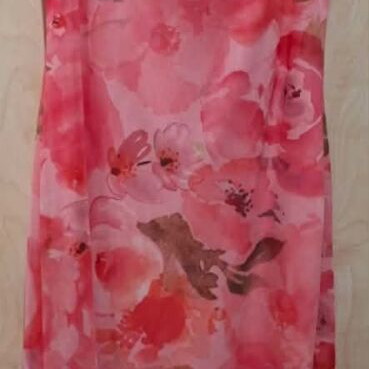 Summer dress red, like new, size M