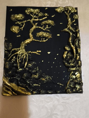 3D canvas painting Zlatna noch new