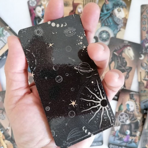 Deviant Moon Tarot handmade used deck with 78 laminated cards