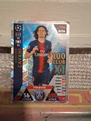 UEFA Match Attax 100 Club Edinson Cavani 2018/19 μεταχειρισμένη