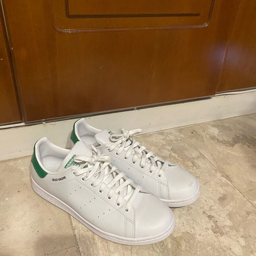 Adidas Stan Smith new, white with green details, size 44.5