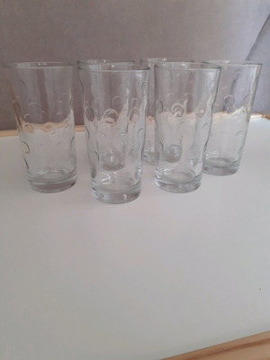 Water glasses like new, set of 6