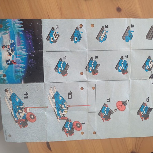 Lego vintage set Celestial Sled 6834 used