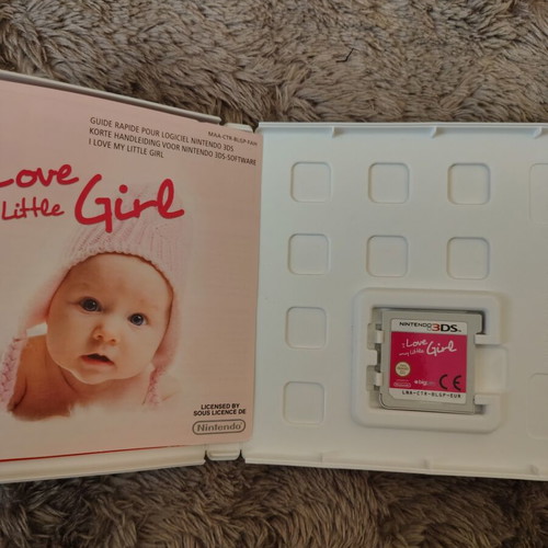 I Love My Little Girl Nintendo 3DS game used, complete with manual