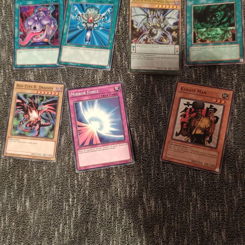Yu GI oh Kaiba and Joey combined deck 60 cards like new
