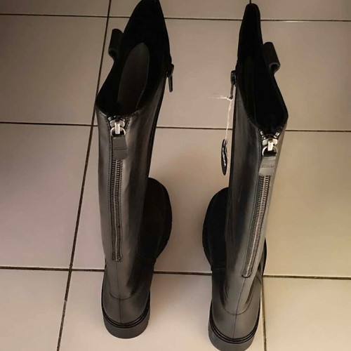 Gabor leather boots new, size 41, black