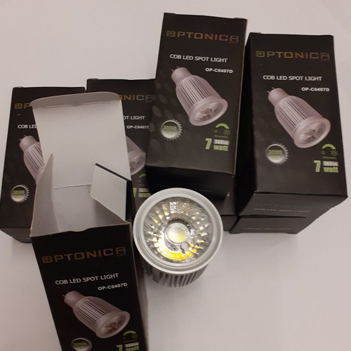 LED spot GU10 dimmable 15 pieces, 7watt+5watt, warm white, new