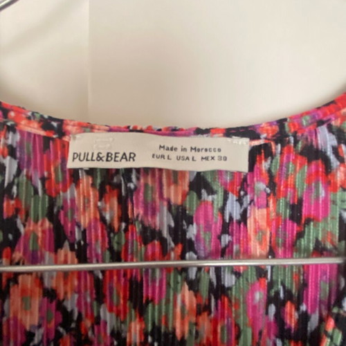 Mini φόρεμα Pull & Bear φλοράλ σαν καινούργιο, μέγεθος L