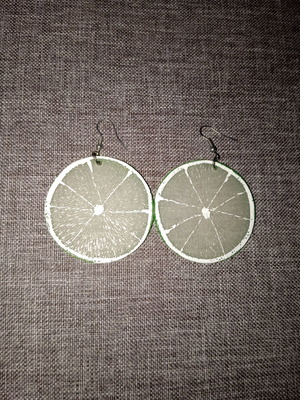 Earrings like new, unworn