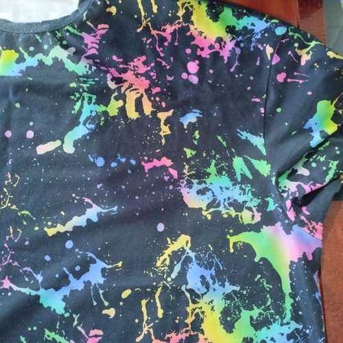 Men's colorful short sleeve t-shirt, size 6XL, cotton fabric