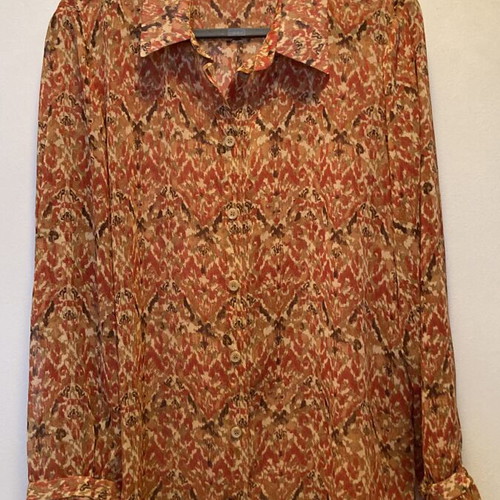 Zara women's printed shirt M like new, lightweight fabric