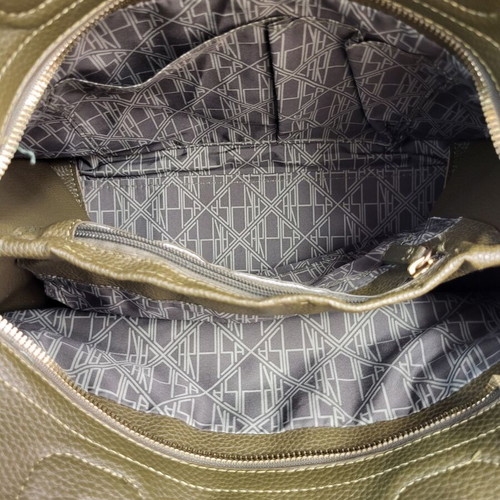 Caprisa handbag khaki like new, eco leather