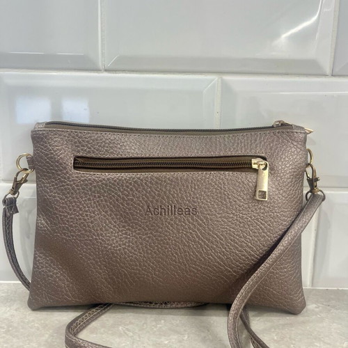 Achilleas Accessories crossbody bag like new, bronze/silver