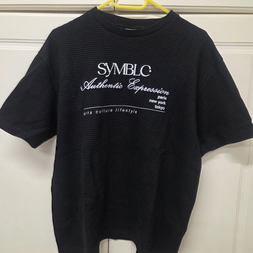 T-shirt Bershka men's size S black like new