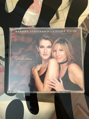 Barbra Streisand Celine Dion Tell Him CD single μεταχειρισμένο
