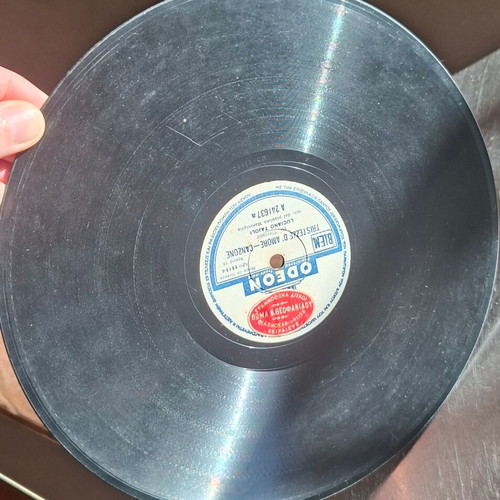 Luciano Tajoli Odeon 78 RPM Gramophone Record used