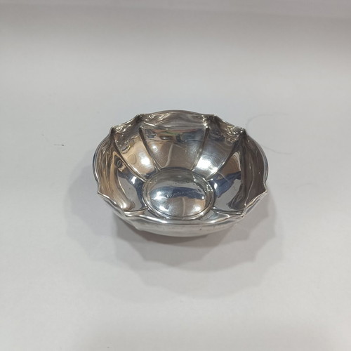 Handmade 925 Sterling Silver Vintage Wavy Bowl