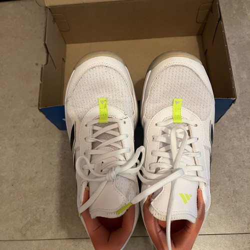 Adidas Padel Shoes like new, size 39.5, white