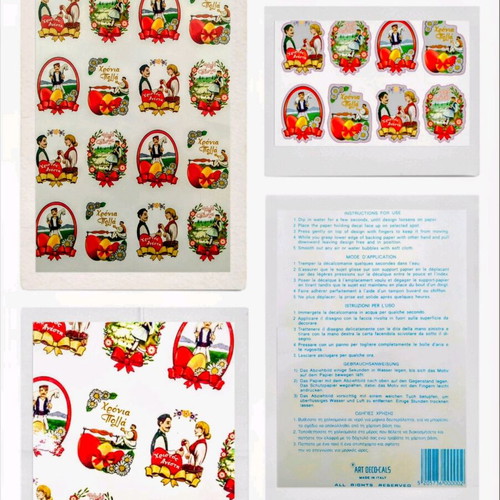 Easter Decal Sheet Collection new, traditional Greek themes