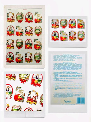 Συλλογή Φύλλο Πασχαλινές Χαλκομανίες Καινούργιο, Παραδοσιακά Θέματα