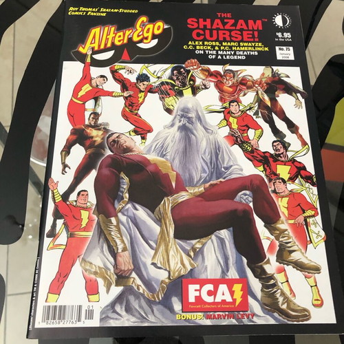 Alter Ego Magazine 75 like new, Alex Ross Shazam Captain Marvel 2008