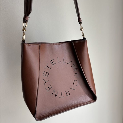Stella McCartney crossbody bag vegan leather, like new, brown