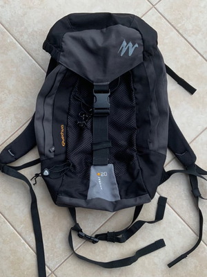 Backpack Quechua black, used, waterproof and durable