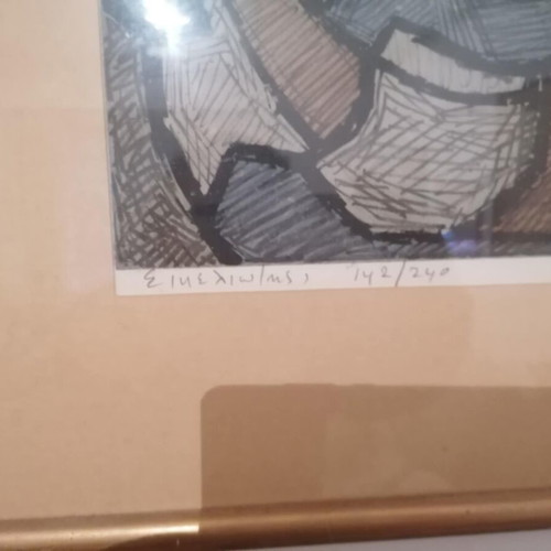 Sikeliotis painting used, print artwork
