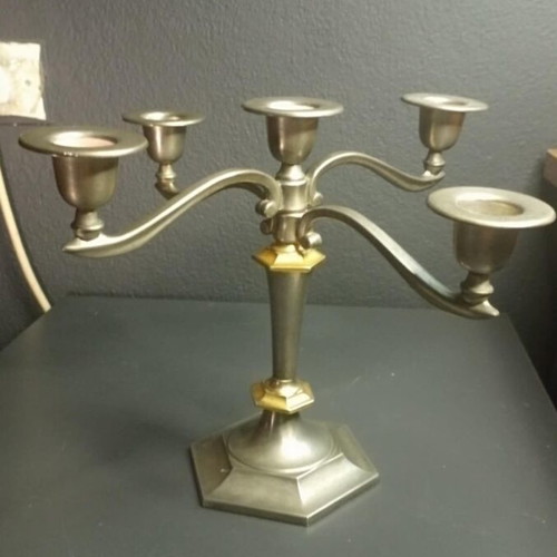 Vintage candle holder used