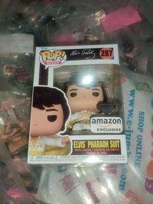Funko Pop Rocks Elvis Presley Pharaoh Suit #287 Amazon Exclusive καινούργιο