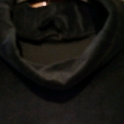 Velour blouse new, black, size M