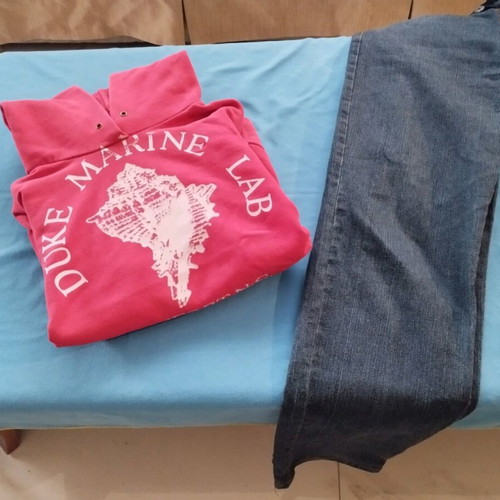 Duke Hoodie Large and RE&X Jeans No 44 set like new