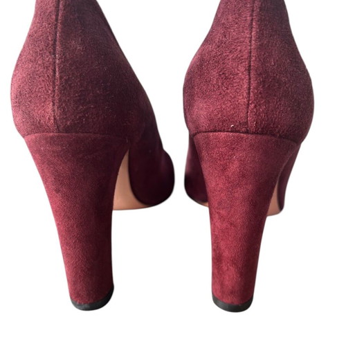 Oxitaly Fratelli Russo pumps new with rhinestone buckle, suede