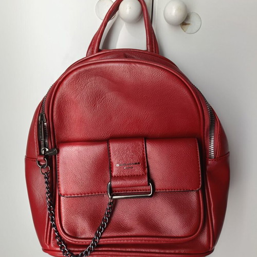 David Jones backpack red like new
