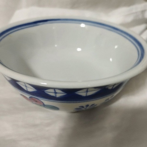 Chinese porcelain bowls used, set of 6, vintage collectible