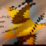  Χειροποίητη Λαμπάδα αστέρι κ φεγγάρι