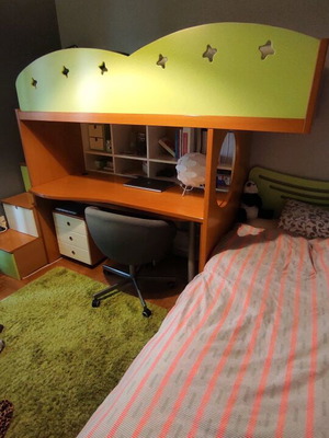 Παιδική-Εφηβική πολυμορφική σύνθεση σαν καινούργια με αποθηκευτικούς χώρους