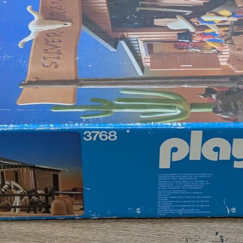 Playmobil Western 3768 Silver Ranch ранчо употребявано с кутия