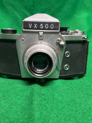 Exakta VX 500 with Carl Zeiss Jena Tessar 2.8/50mm used in very good condition