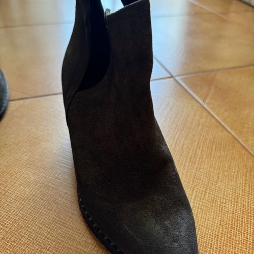 Tsakiris Mallas ankle boots used, suede dark gray size 37
