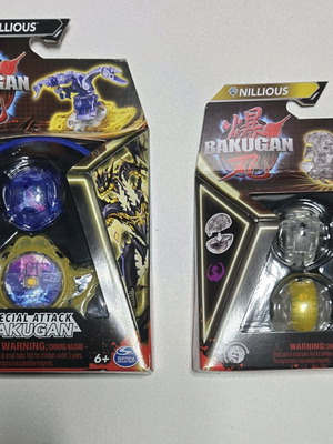Bakugan Galactic and Diamond Nillious 3.0 new, rare