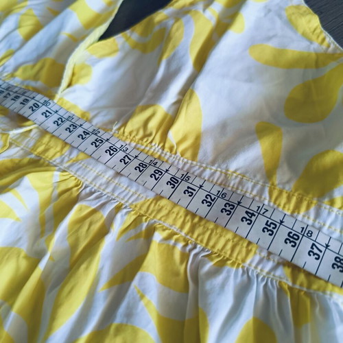 Pepe Jeans halterneck dress new, white and yellow cotton mini