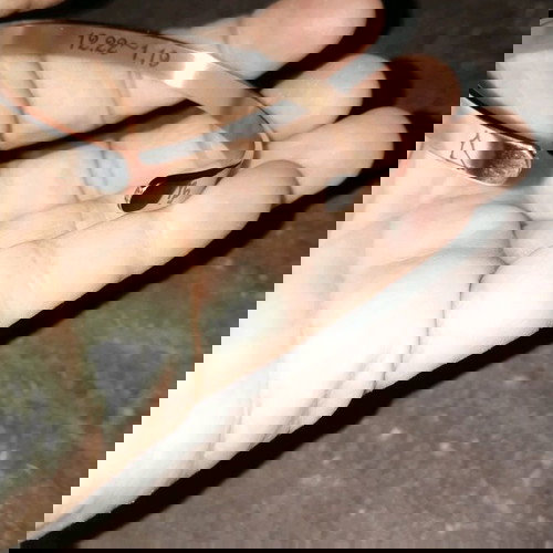 Αιγόκερως χειροπέδα καινούργια από ανοξείδωτο ατσάλι ασημί