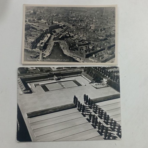 Lot of 2 postcards new, black and white Munich/Copenhagen