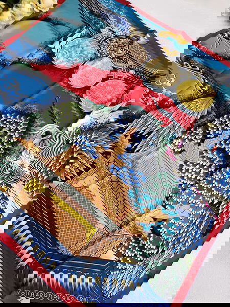 Brand new Forbidden City silk scarf