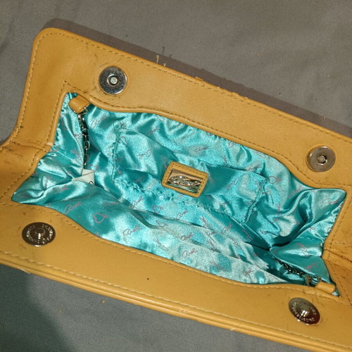Axel handbag used, multicolor with silver chain