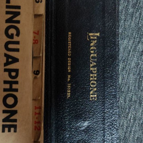 Linguaphone vinyl records used, old set