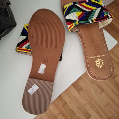 De Siena sandals new, size 38, multicolor