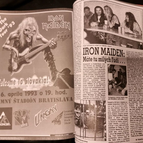 Iron Maiden Ed Factor magazine like new